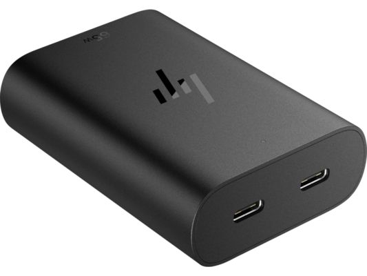 HP 65W GaN USB-C Duo AC Adapter