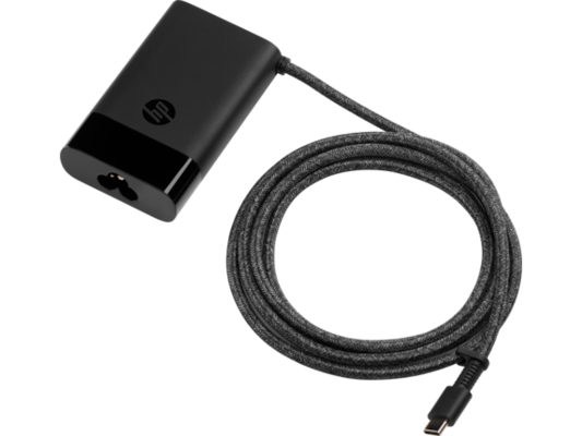 Thumbnail - HP 65W USB-C Laptop Charger Notebook-Netzkabel
