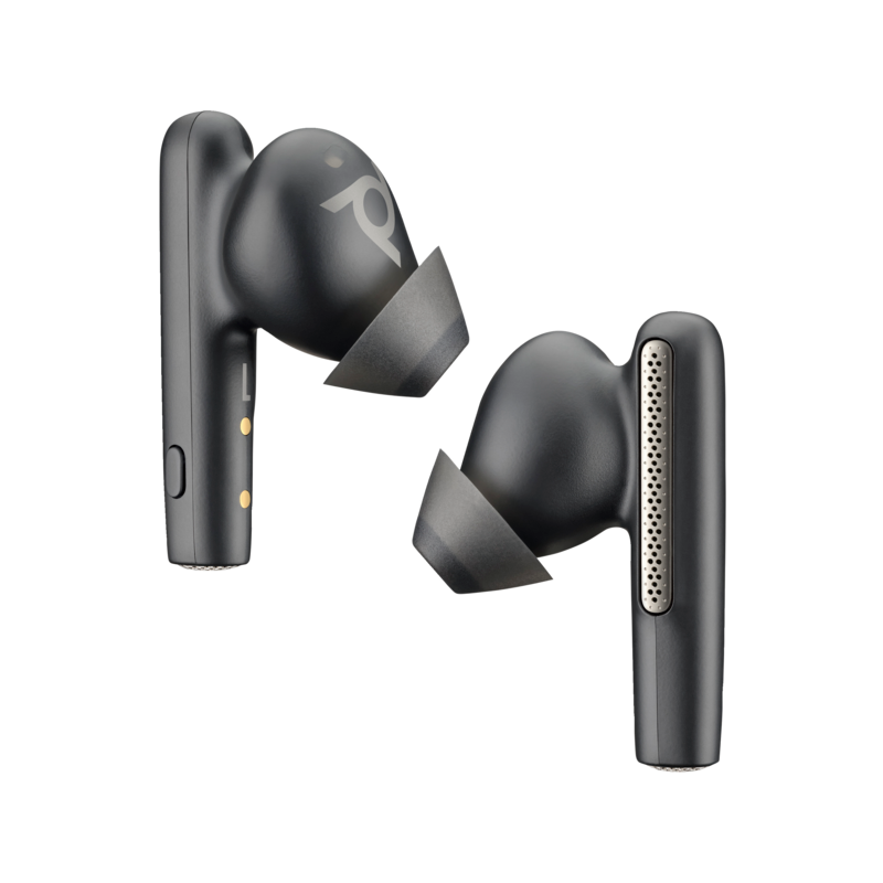 Poly Voyager Free 60 Carbon Black Earbuds +Basic Charge Case