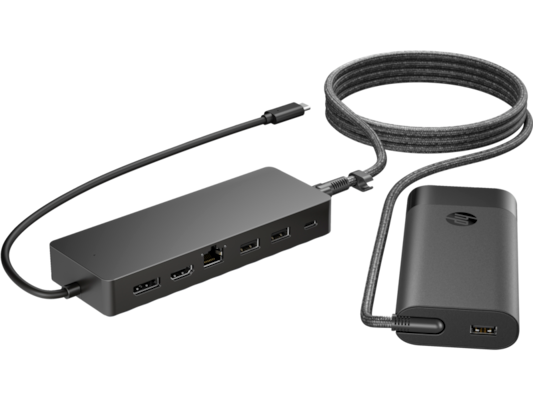 HP Universal USB-C Multiport Hub mit passenden Netzteil B-Ware