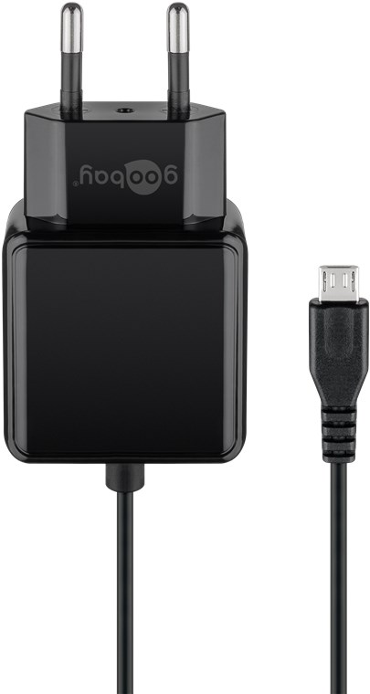 Goobay Micro-USB Netzteil (15W) [u.a. für, Samsung Galaxy Serie, Sony, Huawei, LG, Xiaomi aber auch für Kleincomputer wi...