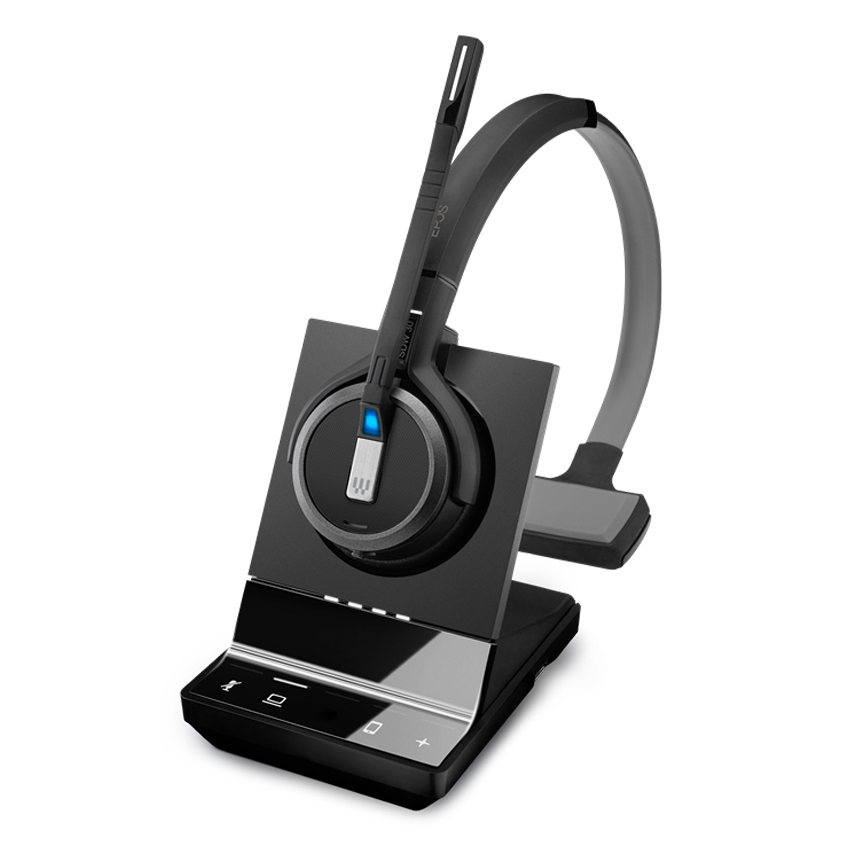 EPOS IMPACT SDW 5033T, Einseitiges kabelloses DECT-Headset Noise Cancelling-System mit zwei Mikrofonen, MS Teams zertifi...