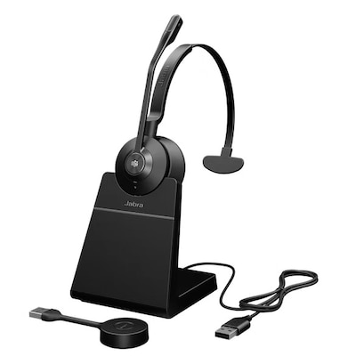 Thumbnail - Jabra Engage 55 SE Headset, Mono, Kabellos, USB-A mit Ladestation, DECT, UC Zertifiziert