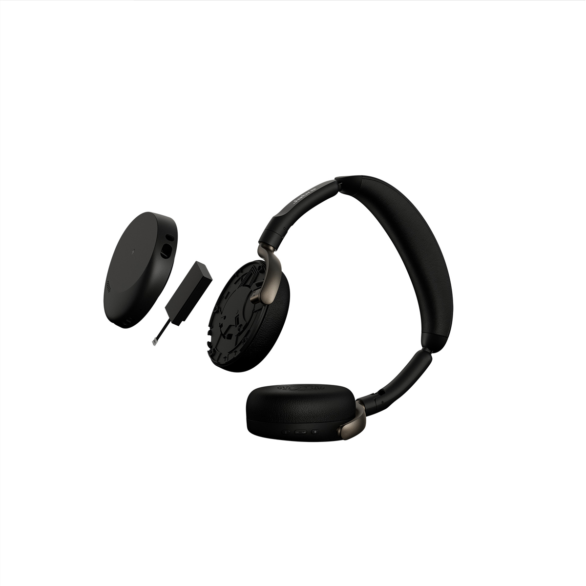 Jabra Evolve3 65 Flex MS, Link390c, Black, WLC Chrg Headset Produkt Bild 6