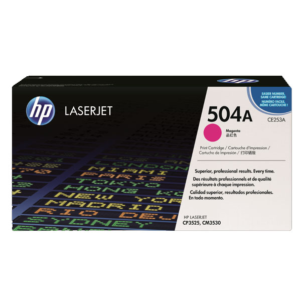 HP 504A CE253A Original LaserJet Tonerkartusche Magenta