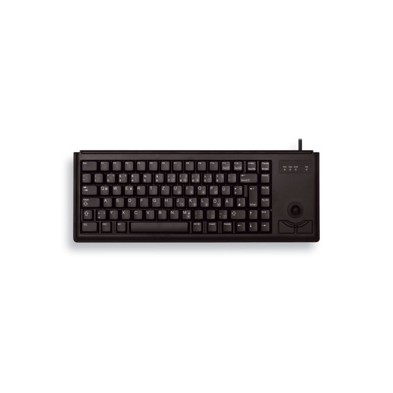 CHERRY G84-4400 TRACKBALL Kabelgebundene Tastatur,PS2, Schwarz (QWERTZ - DE)