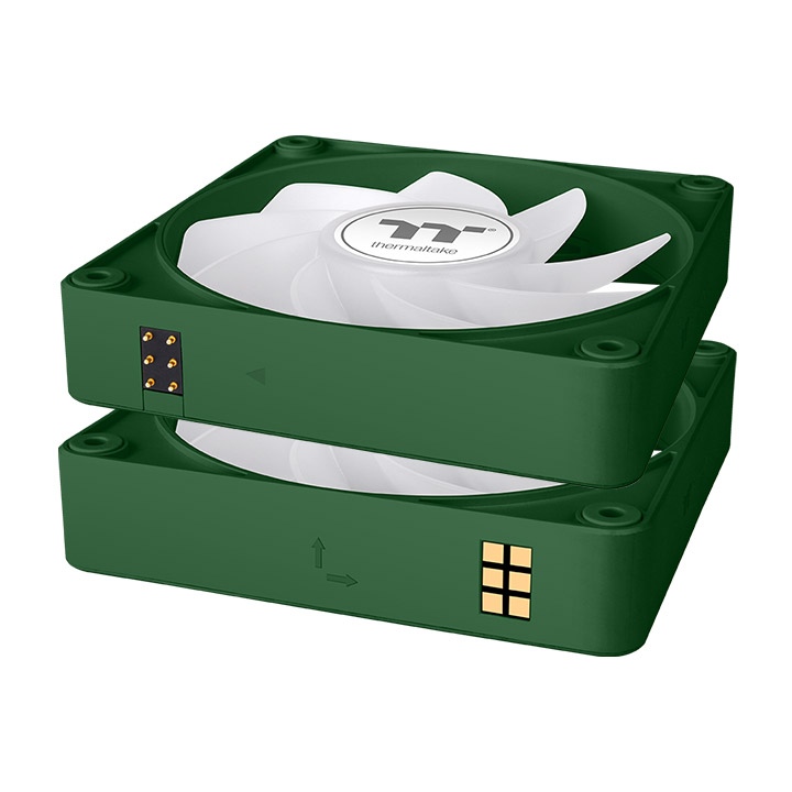 Thermaltake CT120 EX Reverse ARGB Sync Racing Green 3er-Pack | Gehäuselüfter Kühlung Produkt Bild 3