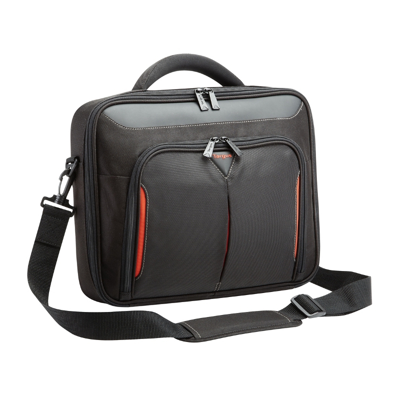Targus Notebooktasche Laptoptasche Classic+ bis zu 15,6 " [schwarz/rot, bis 39,6cm (15,6")]