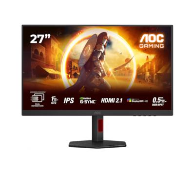 AOC G4 U27G4/WS Computerbildschirm 68,6 cm (27") 3840 x 2160 Pixel 4K Ultra HD Silber, Weiß