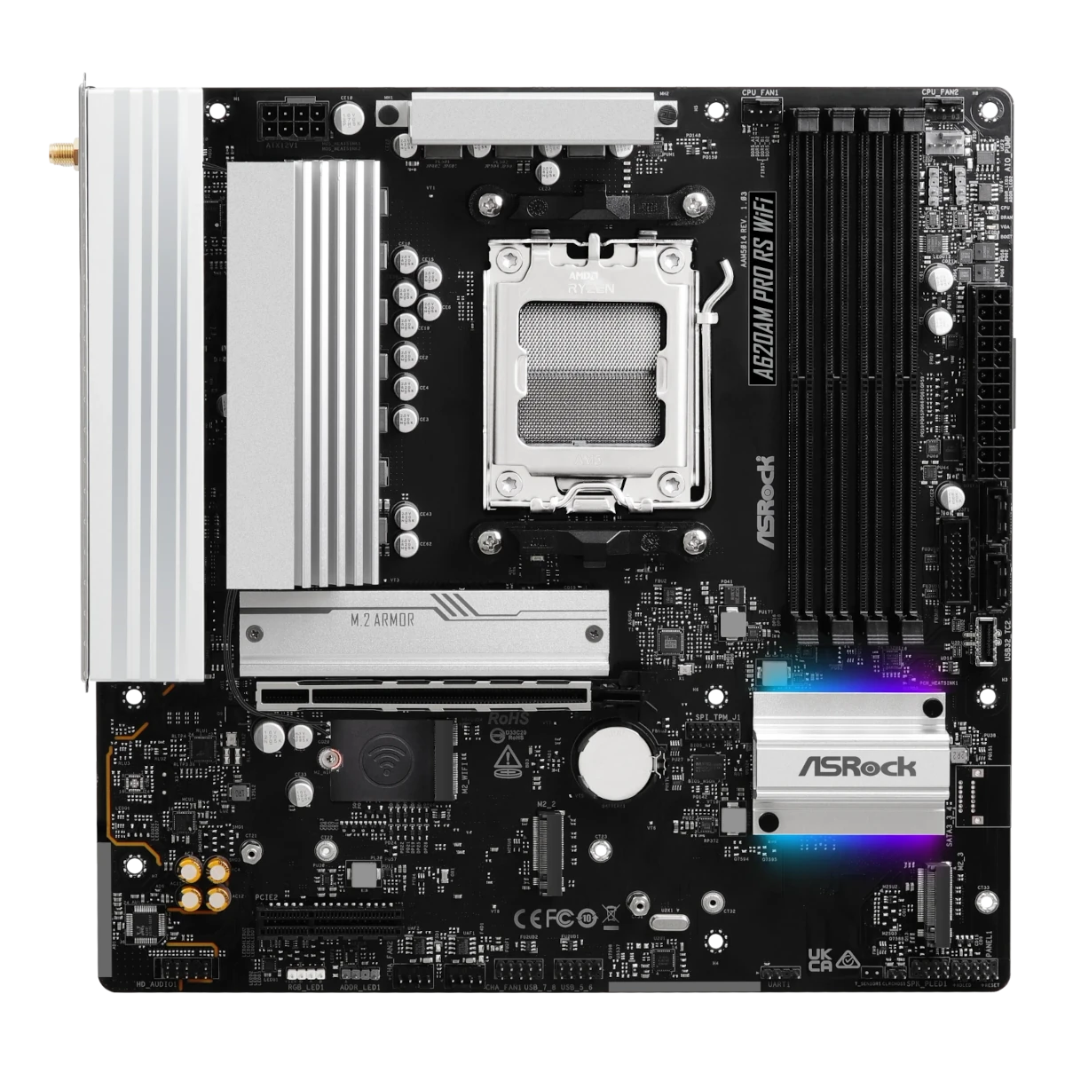 ASRock A620AM Pro RS WiFi Mainboard