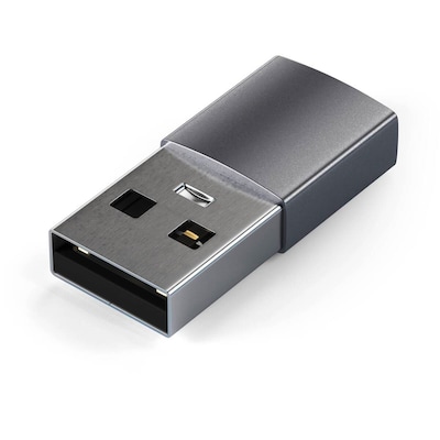 Satechi Aluminum Type-A to Type-C USB Adapter space grey
