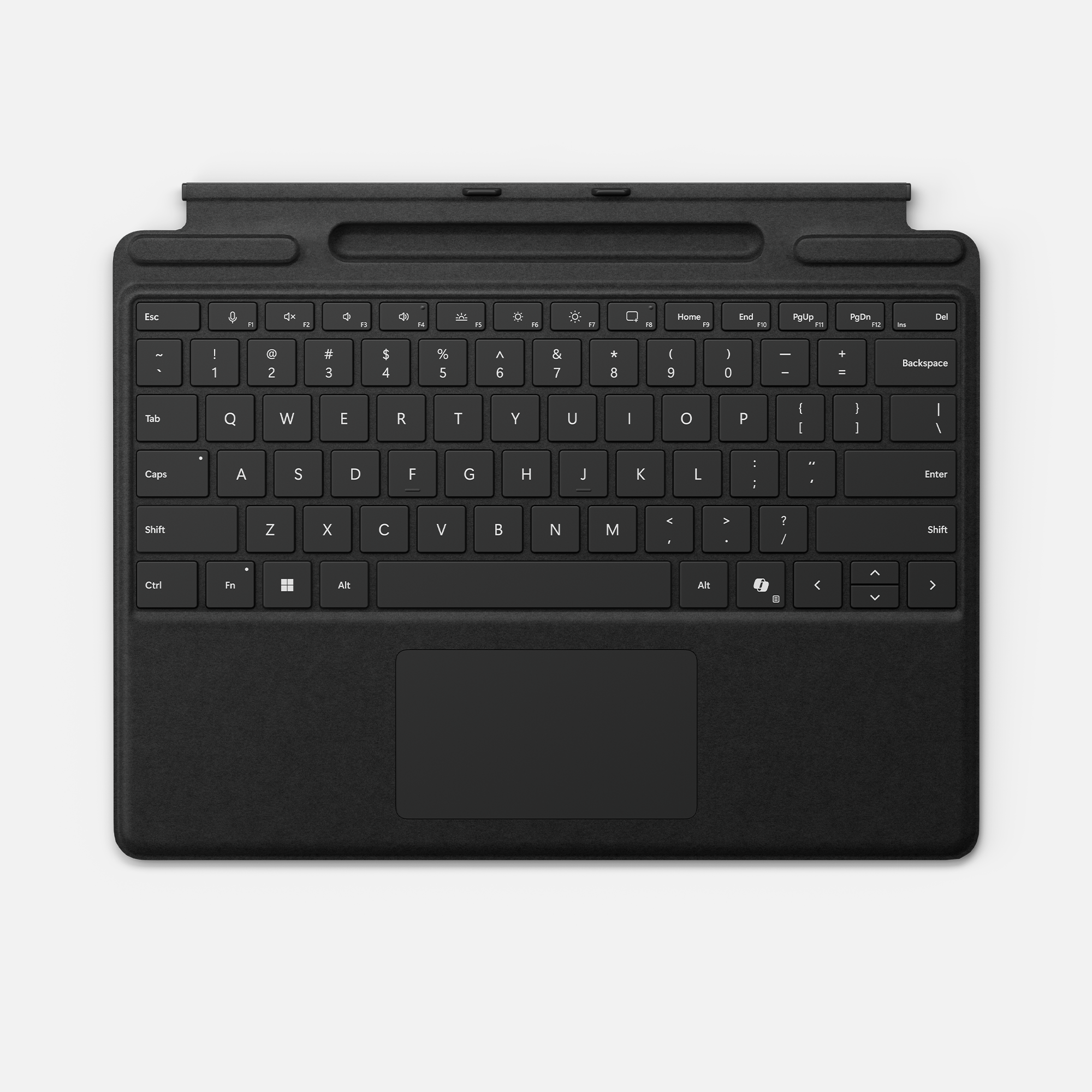 Microsoft Surface Pro Keyboard mit Stiftaufbewahrung - schwarz