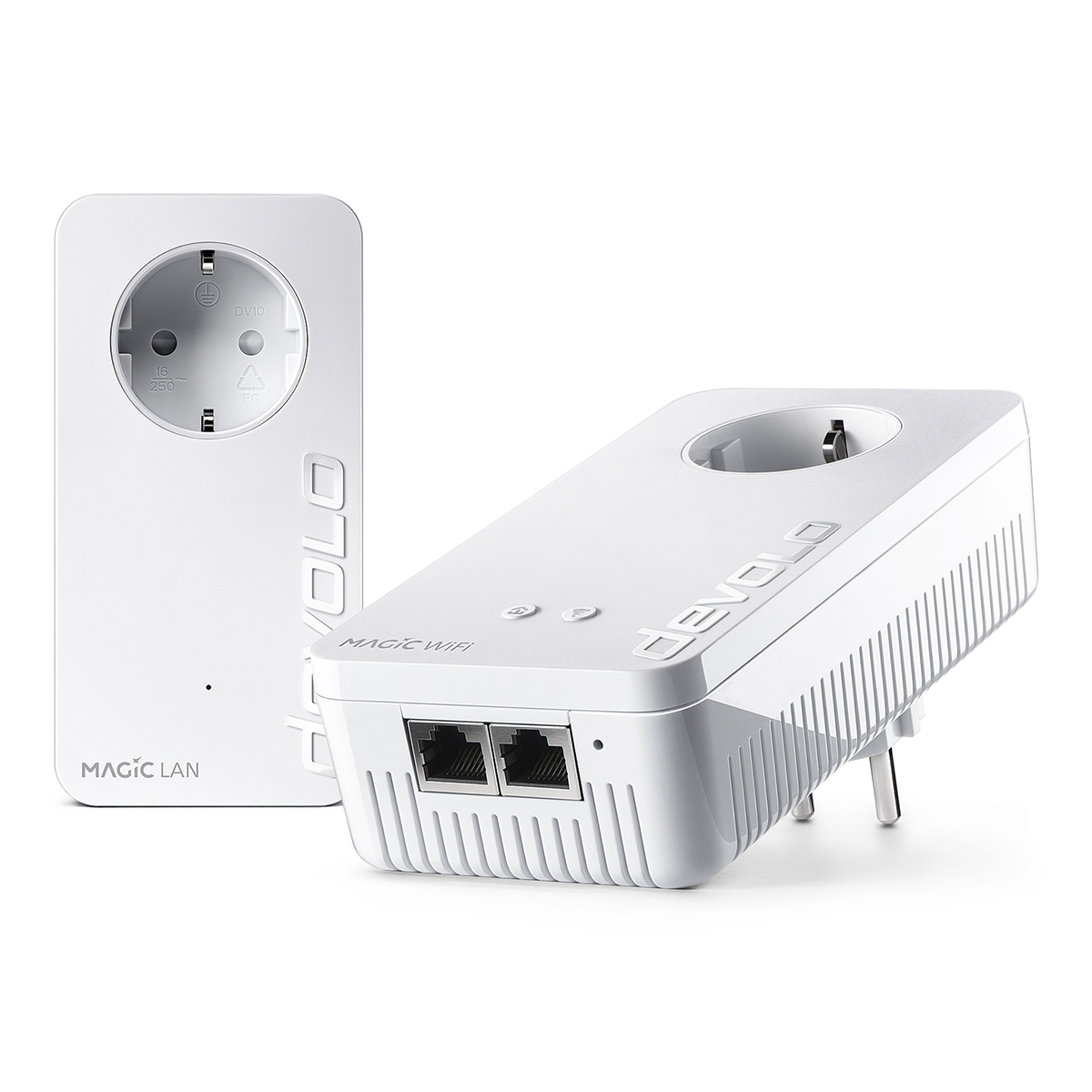 devolo Magic 2 WiFi 6 Powerline Starter Kit 1x devolo Magic 2 WiFi 6 Adapter, 1x devolo Magic 2 LAN Adapter