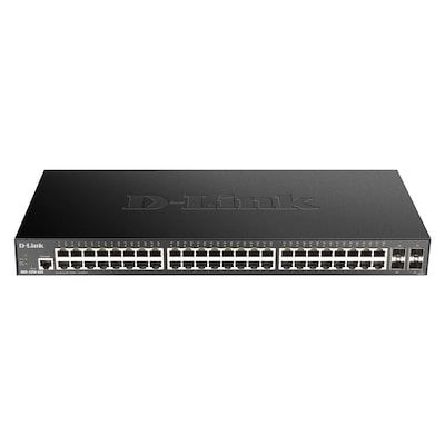 D-Link DGS-1250-52X Managed L3 Gigabit Ethernet (10/100/1000) Schwarz