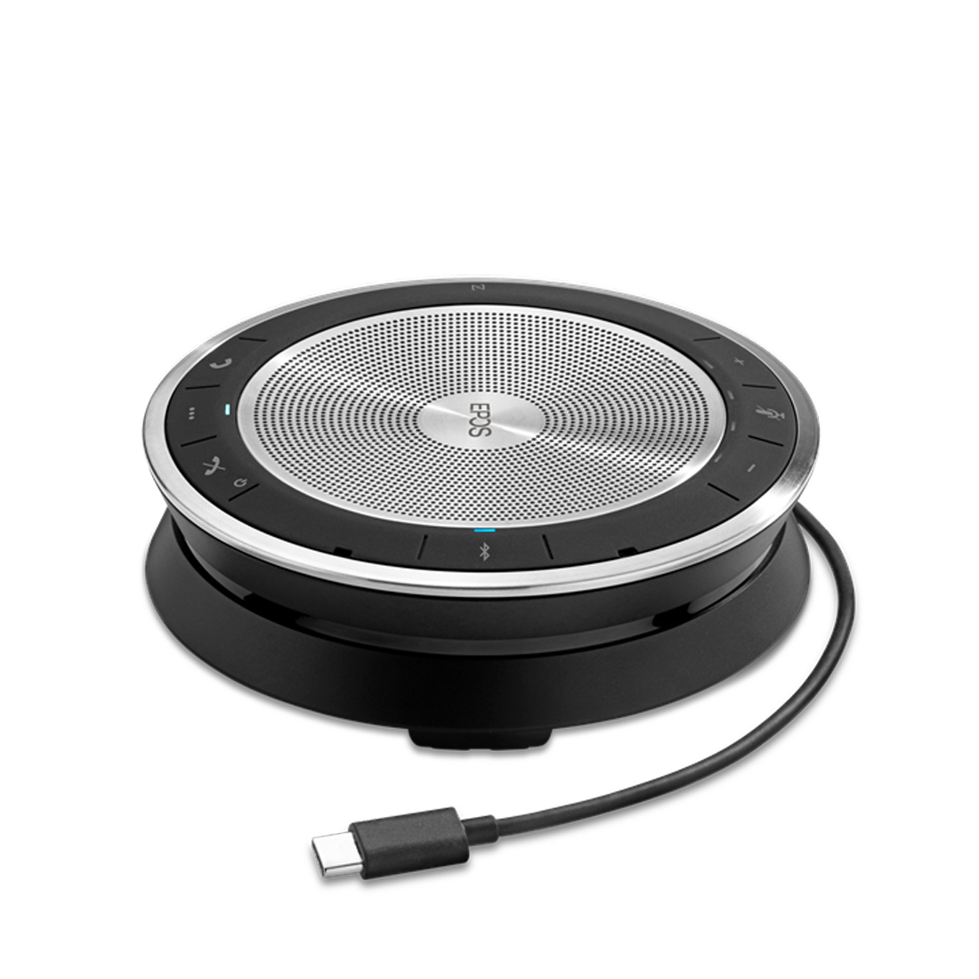 EPOS | EXPAND SP 30 Konferenzlösung, Lautsprecher, kabellos und USB-C-Kabel, USB-C-auf-USB-A-Adapter, UC optimiert, Bluetooth, inkl. Transporttasche Freisprecheinrichtungen Produkt Bild 2