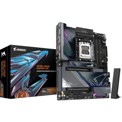 GIGABYTE X870E AORUS Master X3D Mainboard Sockel AM5