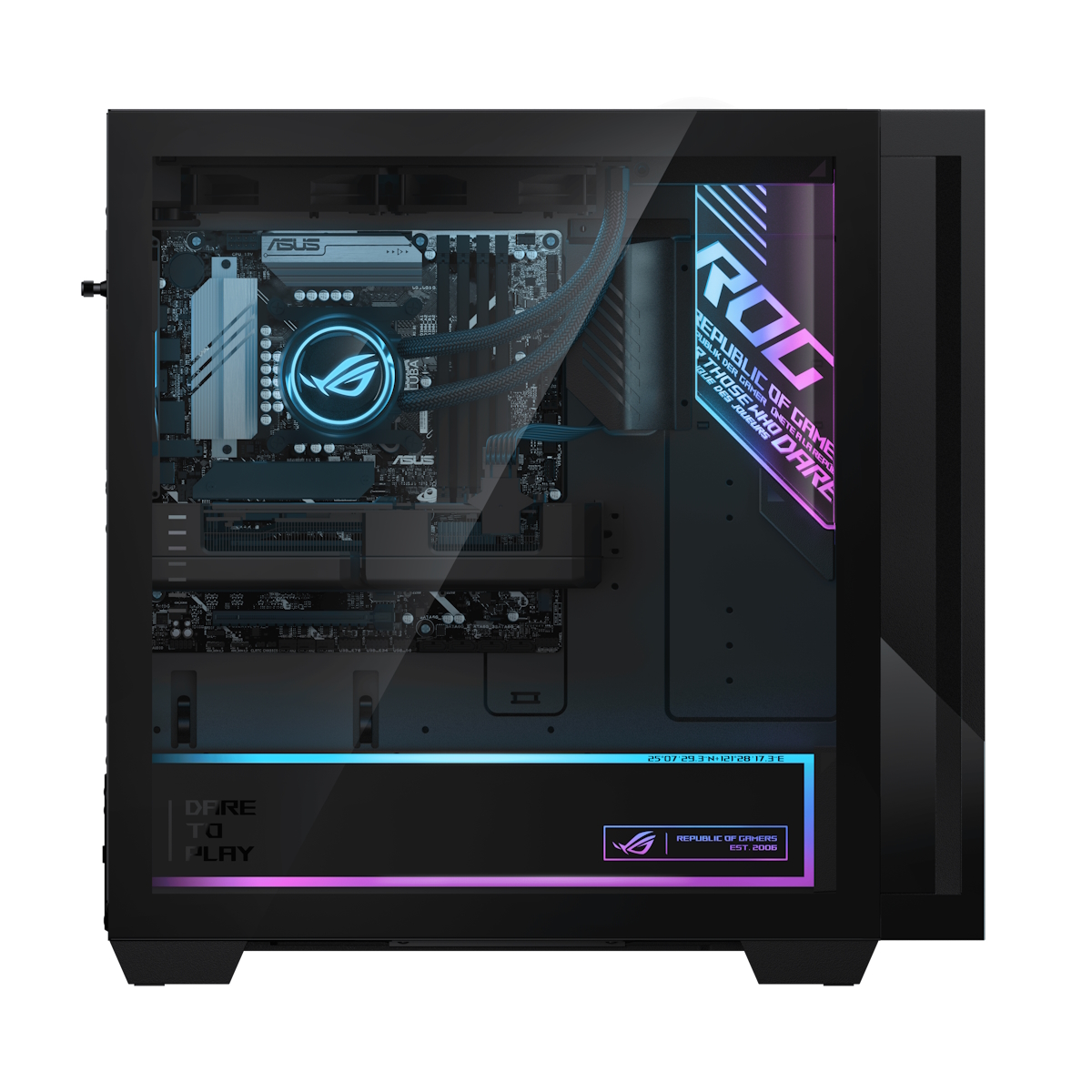 ASUS ROG GM700 Gaming PC - AMD Ryzen™ 7 9800X3D, 64GB DDR5 RAM, 1TB M.2 PCIe SSD, GeForce RTX 5070 (12GB GDDR7), Windows 11 Home PC Produkt Bild 2