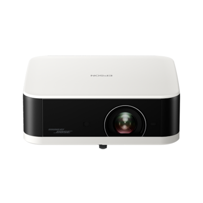 Epson Lifestudio Pop - EF-61W eleganter Smart-Projektor weiß Diamantweiß, mit Sound by Bose und Google TV, Epson Projection Studio App