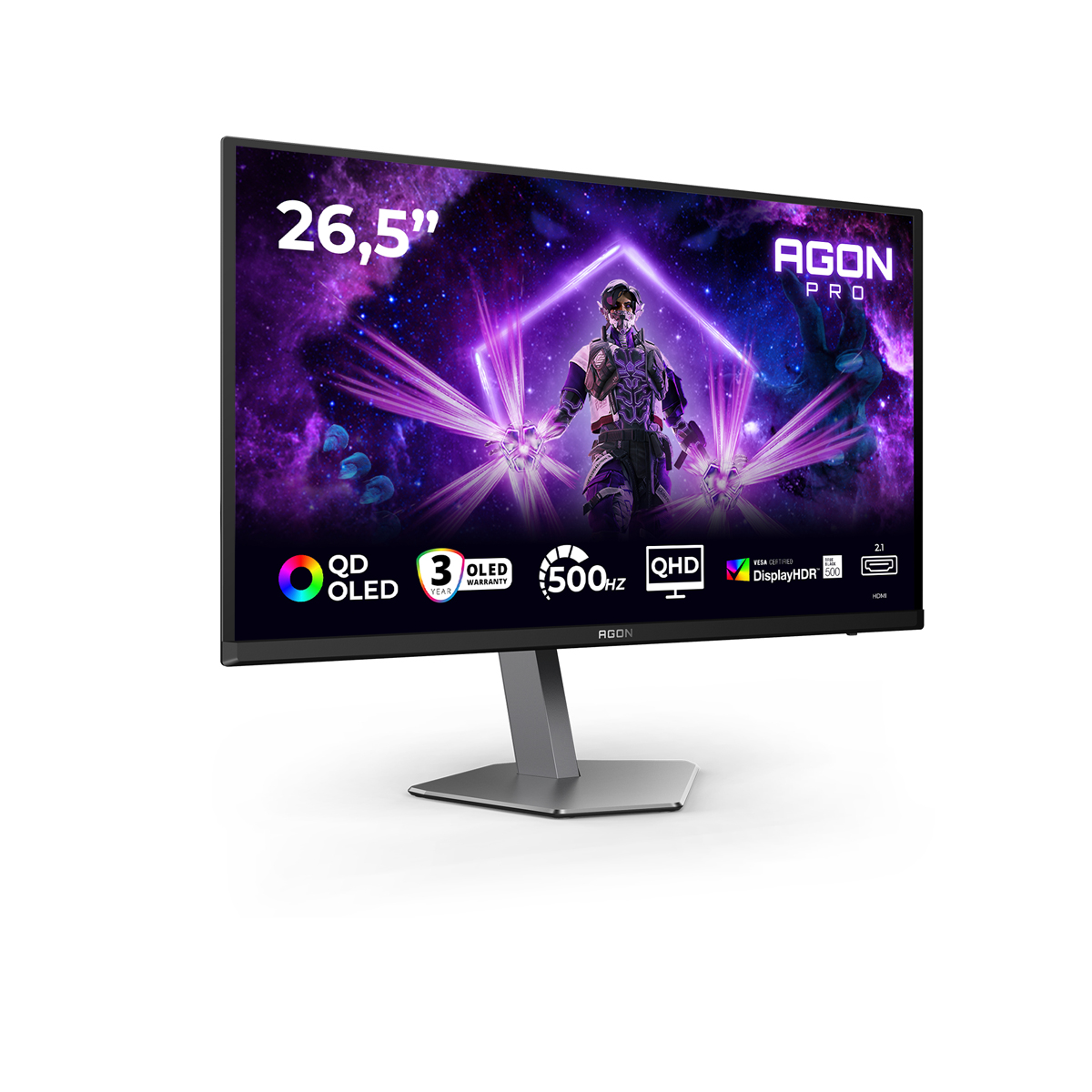 AOC Agon Pro AG276QKD2 Gaming Monitor 27 Zoll QHD OLED , 500 Hz, 0.03ms. HDR500, FreeSync Prem. Pro, G-Sync comp Displays Produkt Bild 5