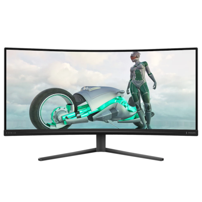 Philips Evnia 34M2C3500L 32 Zoll WQHD Curved Gaming Monitor, 180 Hz, 0.5 ms, FreeSync Premium, HDR10 (3440x1440, 2x HDMI...