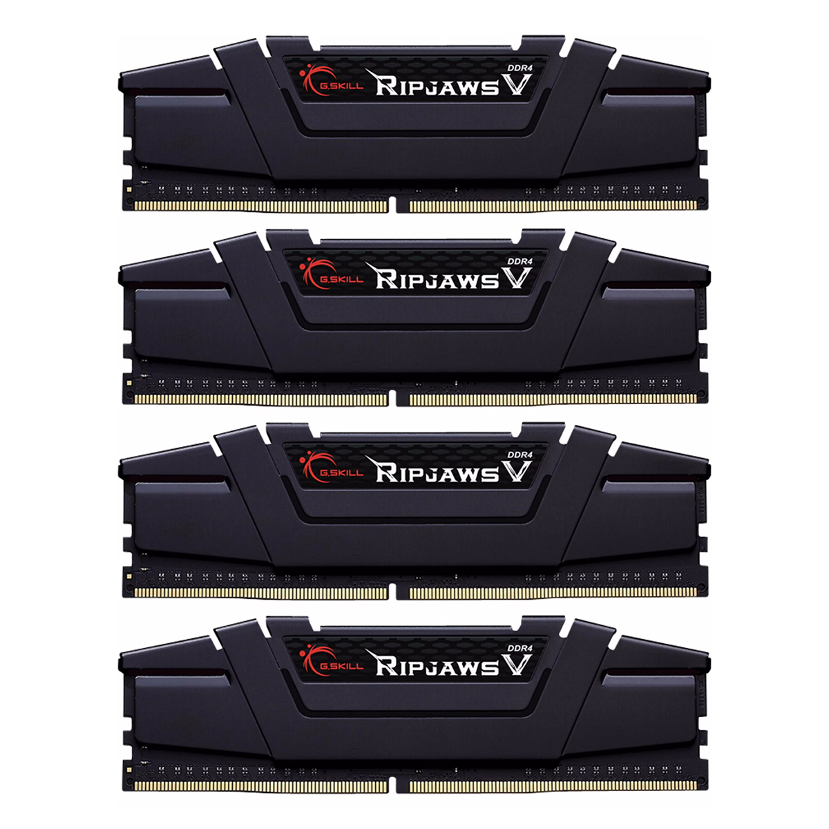 G.Skill Ripjaws V Schwarz 128GB Kit (4x32GB) DDR4-4000 CL18 DIMM Gaming Arbeitsspeicher