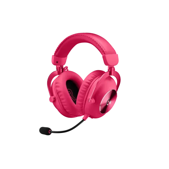 Logitech Gaming PRO X 2 Lightspeed Gaming Headset kabelloses LIGHTSPEED 7.1 Gaming Headset mit Bluetooth, magenta