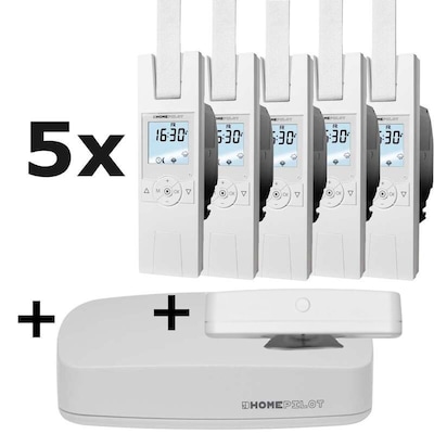 Thumbnail - HOMEPILOT Gateway premium + 5x RolloTron premium smart + Sensor + Sonnensensor