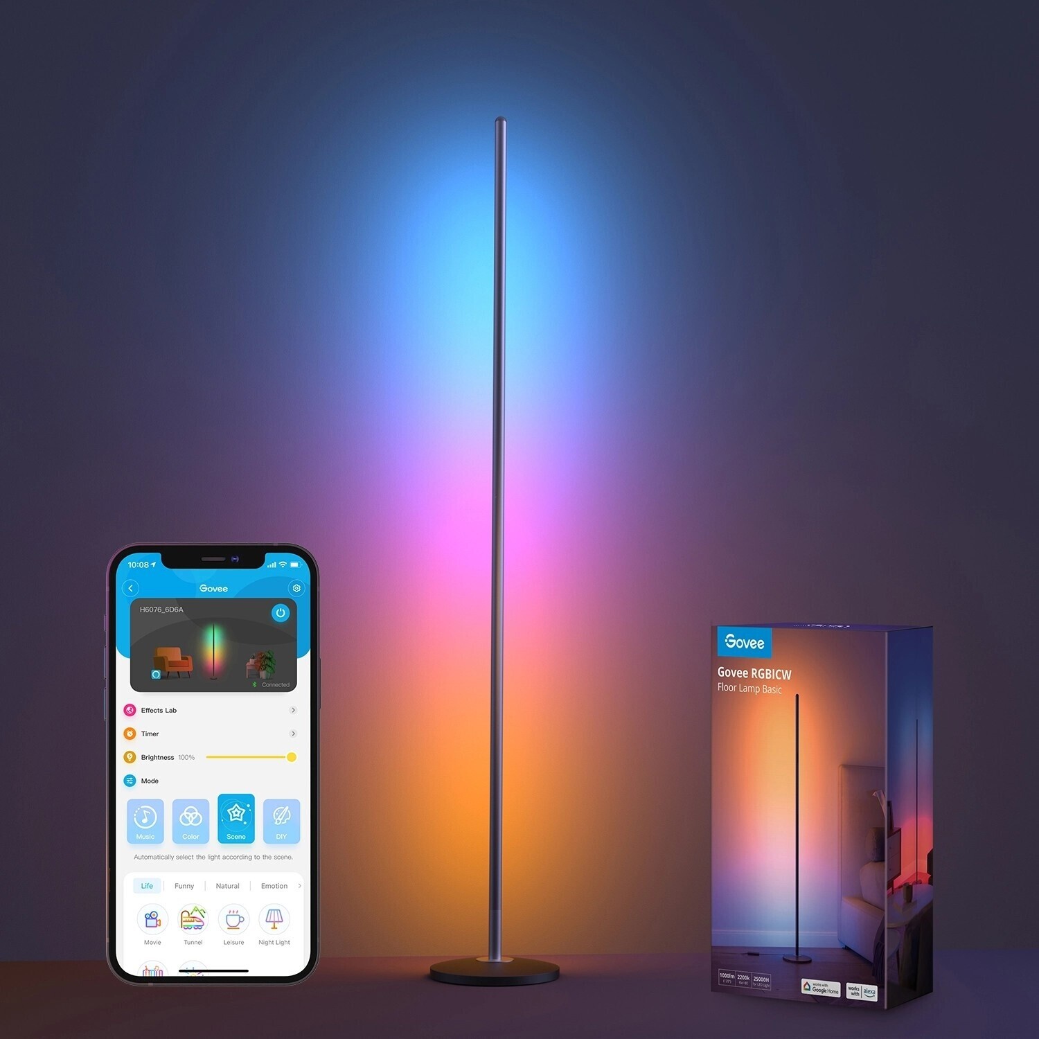 Govee - Smart Corner Floor Lamp Heimautomatisierung Produkt Bild 2