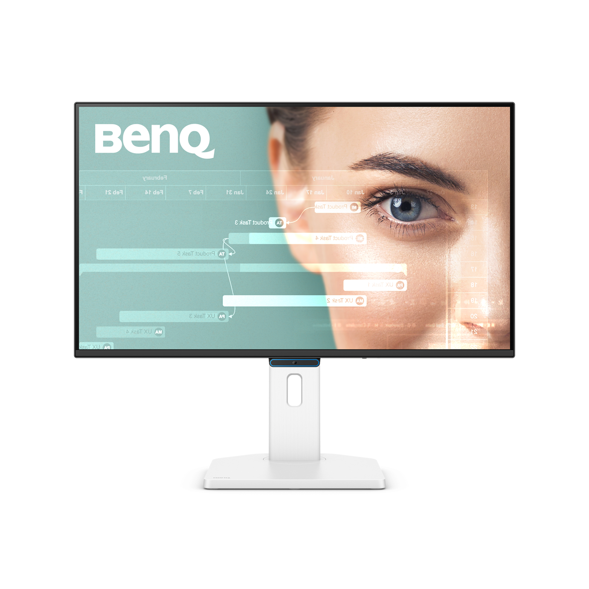 BenQ GW2790TC Office Monitor 68,58 cm (27 Zoll) schwarz/weiß FHD, 16:9, 5 ms, 250 cd/m², IPS, 1× USB-C
