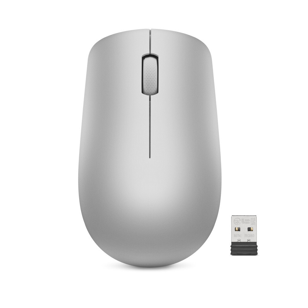 Lenovo 530 Wireless Maus (Platin Grau) mit Akku