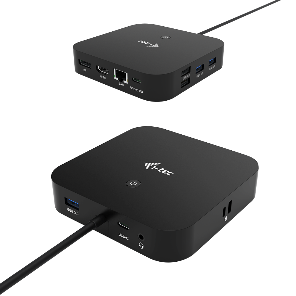 i-tec USB-C HDMI DP Docking Station mit 100W PD