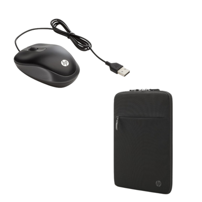 Bundle HP 14,1 Zoll Hülle + USB Maus