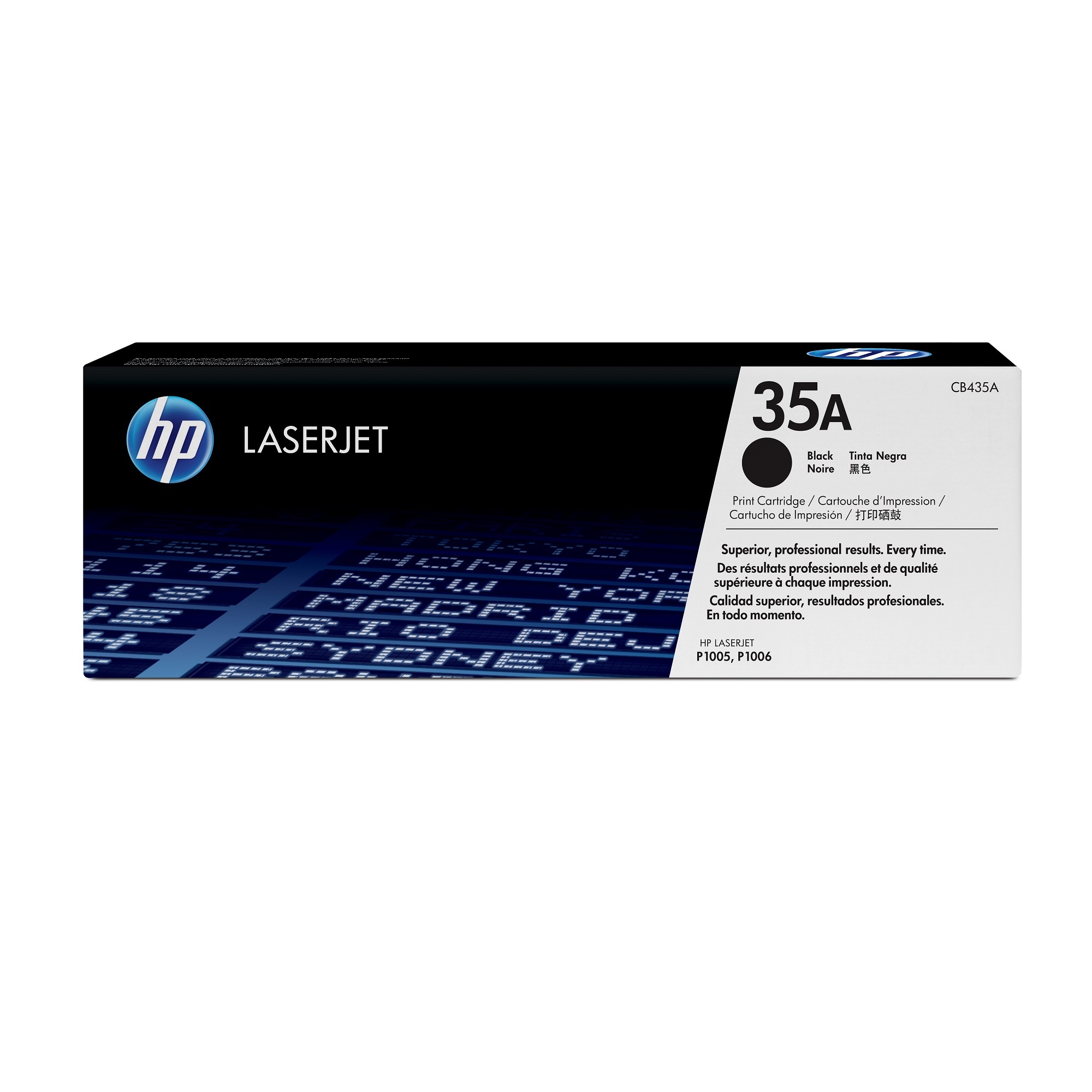 HP 35A CB435A Original LaserJet Tonerkartusche Schwarz Image