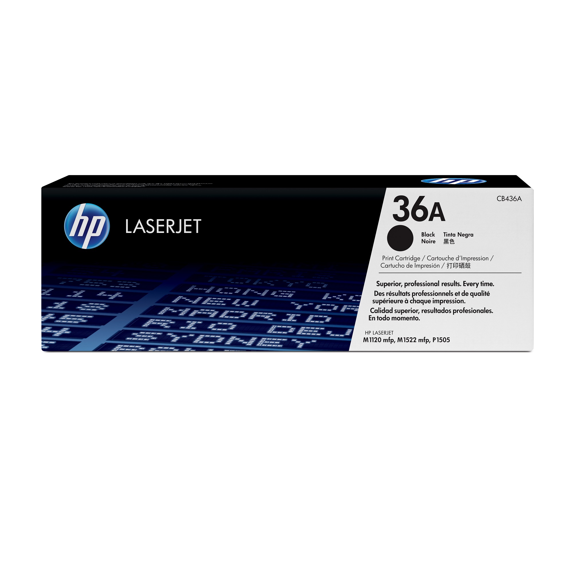 HP 36A CB436A Original LaserJet Tonerkartusche Schwarz