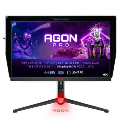 AOC AG274QXM Gaming Monitor - WQHD, 170 Hz, AMD FreeSync B-Ware