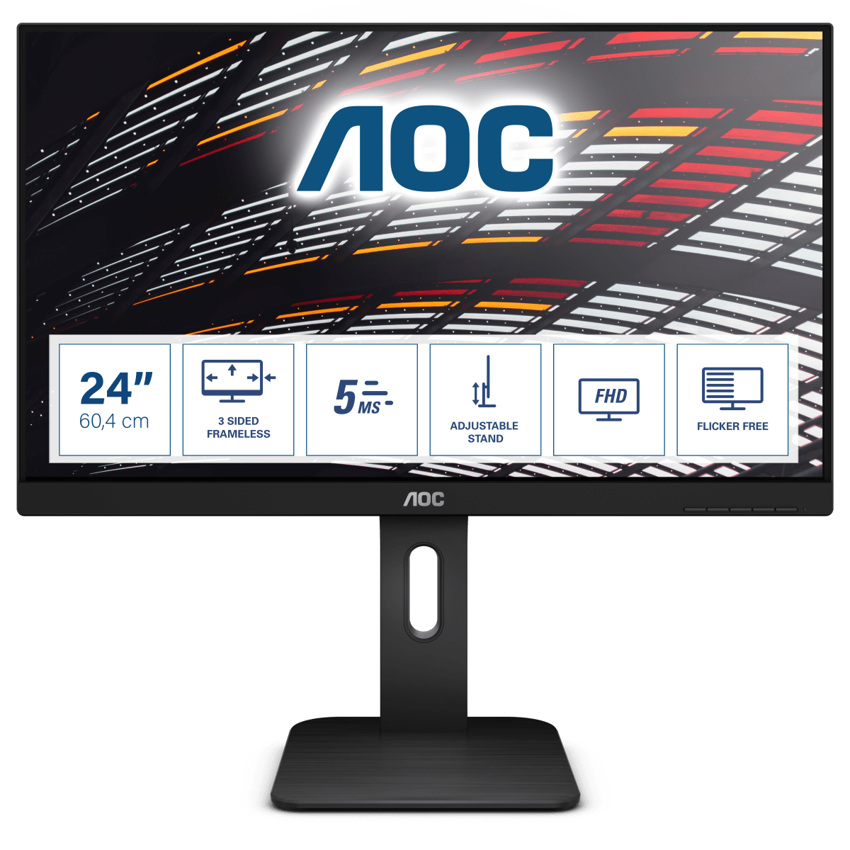 Image of AOC 24P1 Office Monitor - Höhenverstellung
