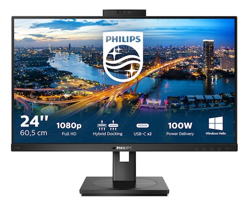 Thumbnail - Philips 243B1JH Office Monitor - Höhenverstellung, Webcam, USB-C