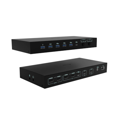 i-tec USB-C KVM Docking station for 3 Hosts, Dual Display, Power Delivery 1x 92W/2x 65W