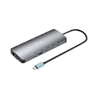 i-tec USB-C Metal Nano 3x Display Dock, 2x HDMI 1x USB-C video, PD 140W
