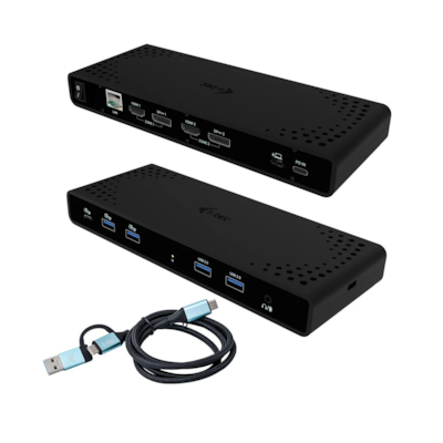 i-tec Universal Dual 4K Display Docking Station, PD 85W