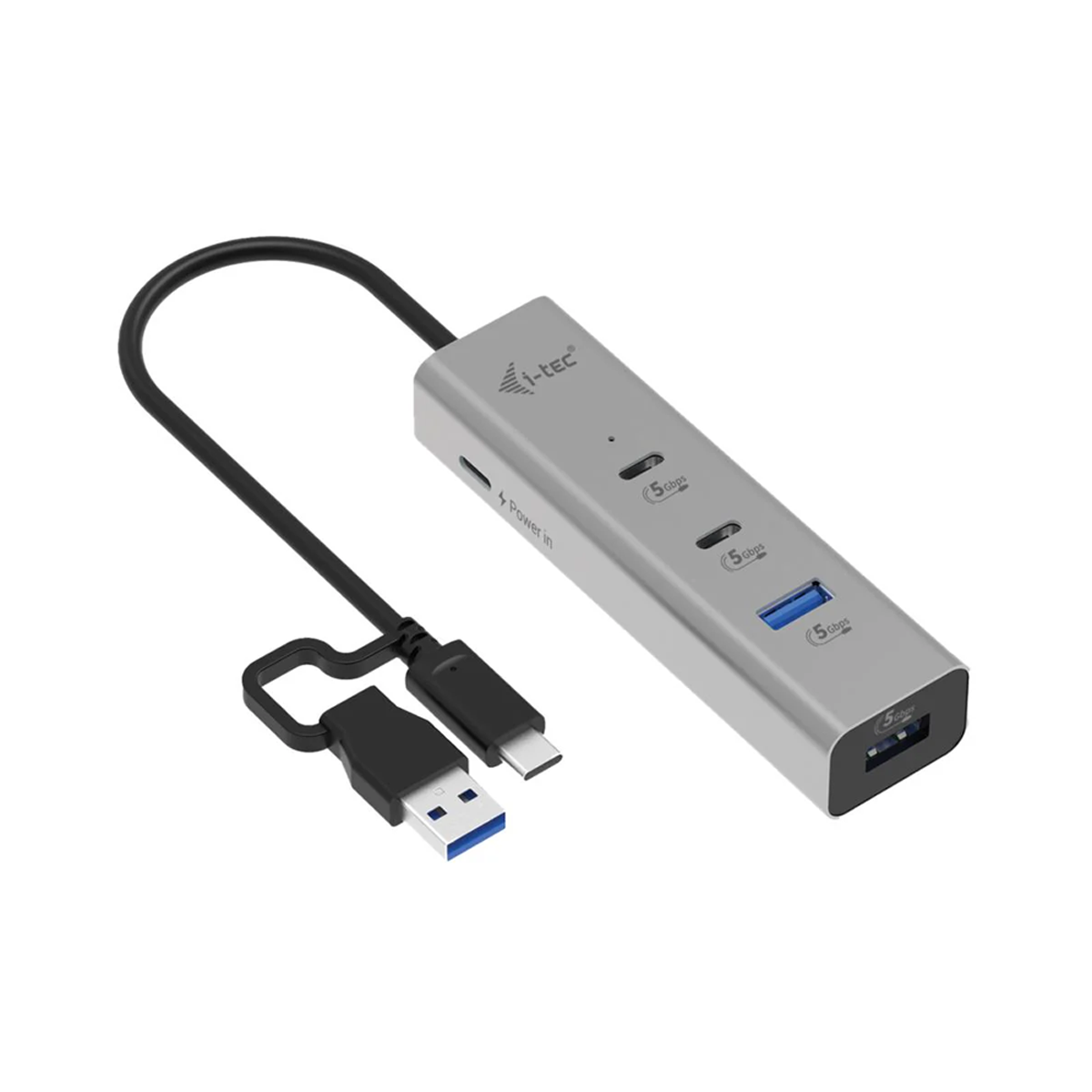 i-tec Universal Charging Metal HUB 2x USB-C + 2x USB-A Port, PD