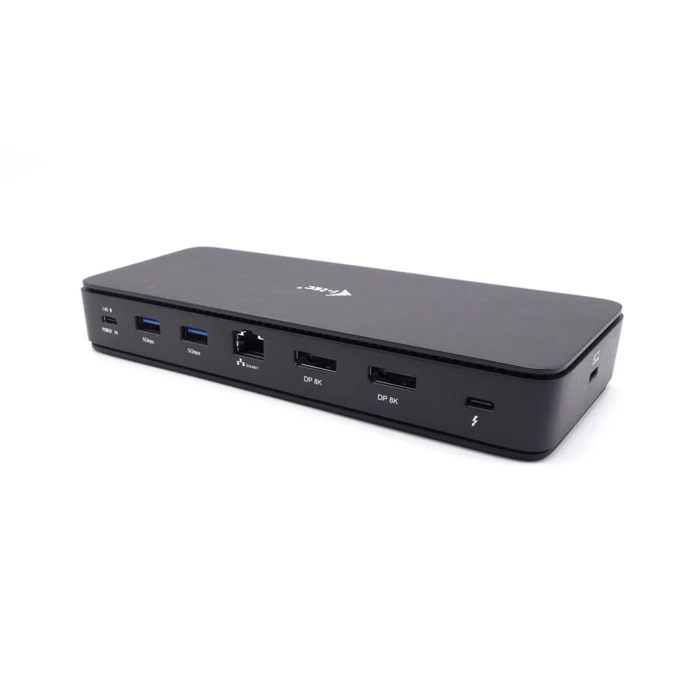 i-tec Thunderbolt™ 4 2x Display Dock Generation 3, 6x USB + 1x TB4, 2.5GLAN, PD 92W, 1m TB4 Kabel
