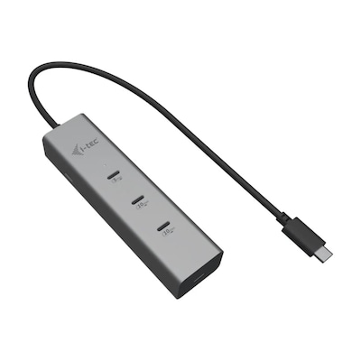 i-tec USB-C Charging Metal HUB 5port mit USB-C video 8K, Power Delivery 85W