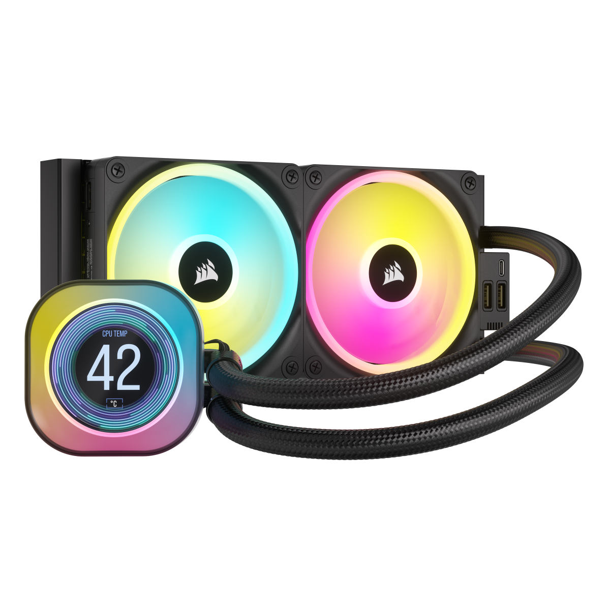 Thumbnail - CORSAIR iCUE LINK H100i LCD | AiO-Wasserkühlung