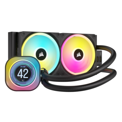 CORSAIR iCUE LINK H100i LCD | AiO-Wasserkühlung