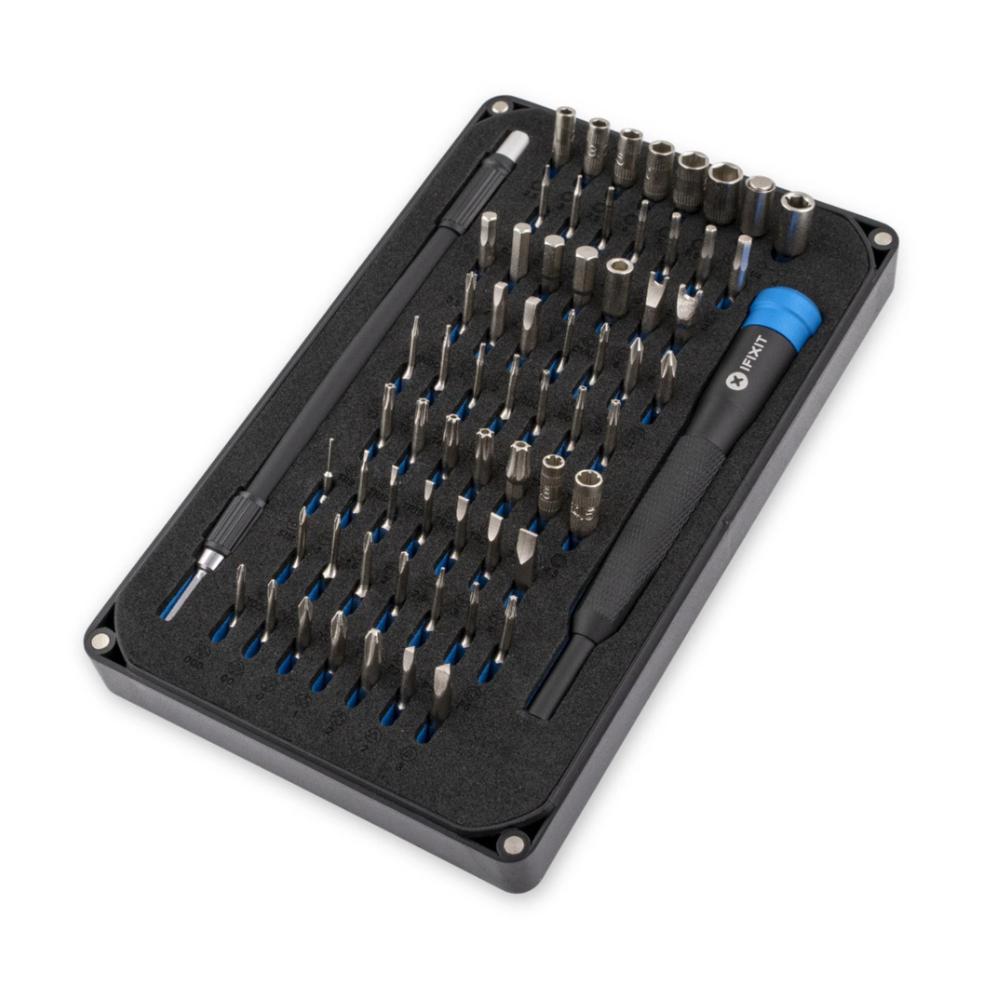 iFixit Mako 64 Bit Driver Kit 64-teiliges Bit Set für alle gängigen Schraubenprofile