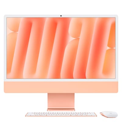 Apple iMac Orange CZ1E8-0111010 - 61cm(24‘‘) M4 8?Core CPU, 8?Core GPU, 24GB RAM, 512GB SSD, Standardglas, Magic Keyboar...