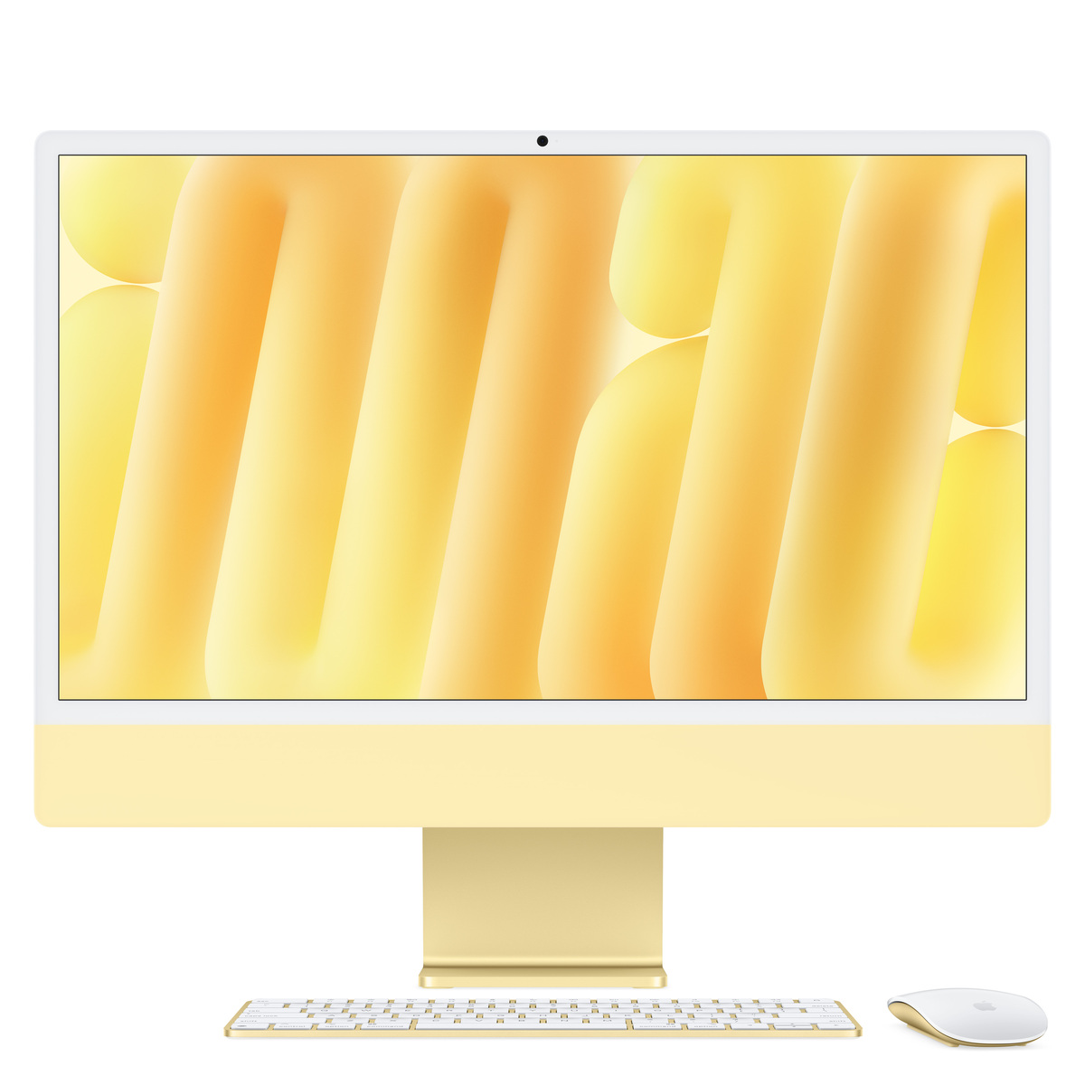 Apple iMac Gelb CZ1E3-0121010 - 61cm(24‘‘) M4 8?Core CPU, 8?Core GPU, 24GB RAM, 1TB SSD, Standardglas, Magic Keyboard To...