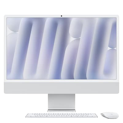 Thumbnail - Apple iMac Silber CZ1EH-00200000 - 61cm(24‘‘) M4 10-Core CPU, 10-Core GPU, 16GB RAM, 1TB SSD, Standardglas, Magic Keyboa...