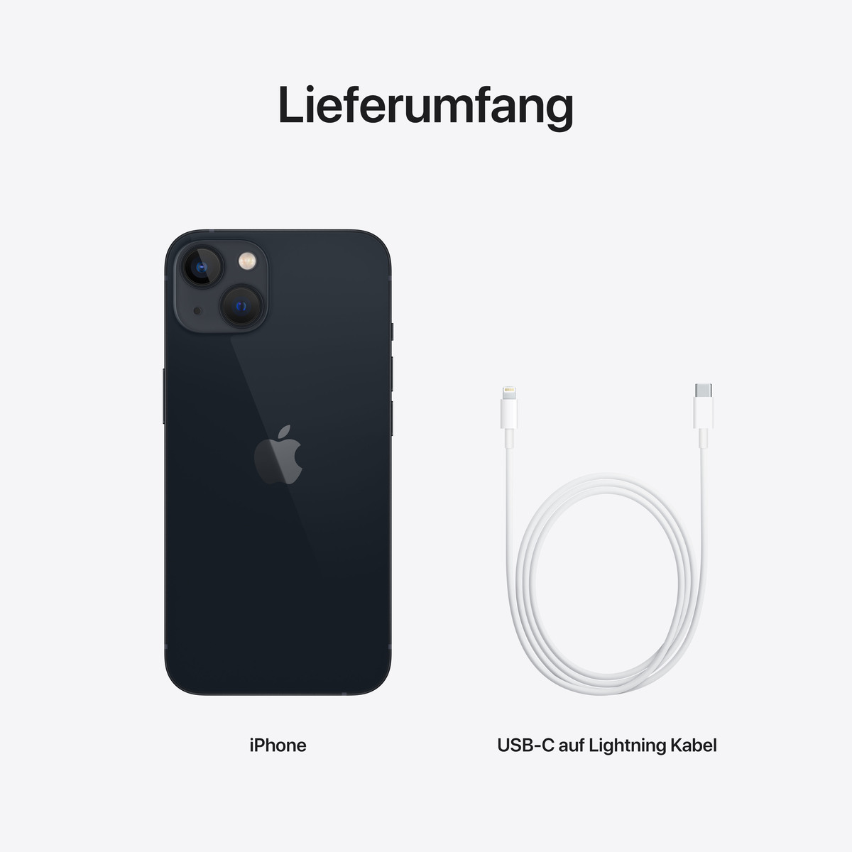 Apple iPhone 13 128GB Mitternacht MLPF3ZD/A - Handy online kaufen
